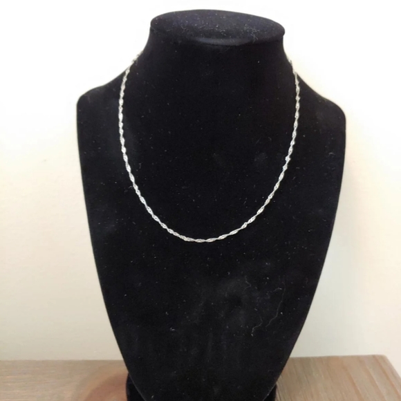 Genuine Silver S925 Braided Chain - Picture 2 of 4